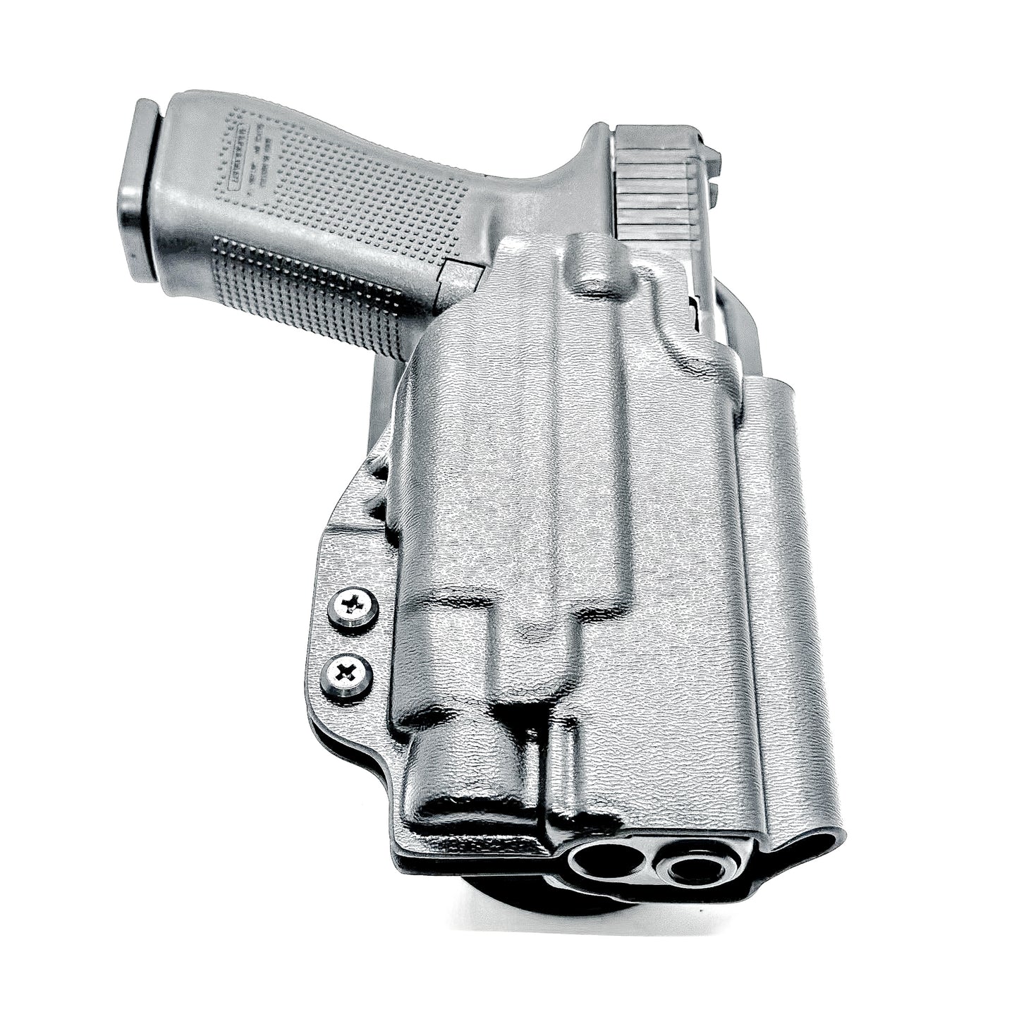 Glock 17 with TLR-7 HL-X Black Duty and Competition Holster with duty drop.