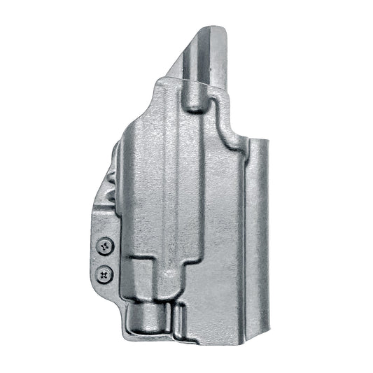 Glock 17 with TLR-7 HL-X outside waistband holster in black with 4BROS 1.5" Slide

