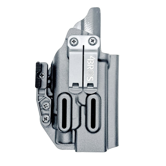 Black IWB Holster for Glock 17 & TLR-7 X or TLR-7 HL-X light with Monoblock and Modwing 