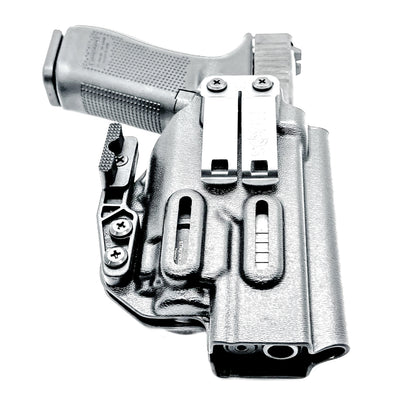 For the best Inside Waistband Kydex Holster for the Glock 17 and 47 & Streamlight TLR-8 A, shop Four Brothers Holsters. 4BROS IWB Holsters are made in the USA