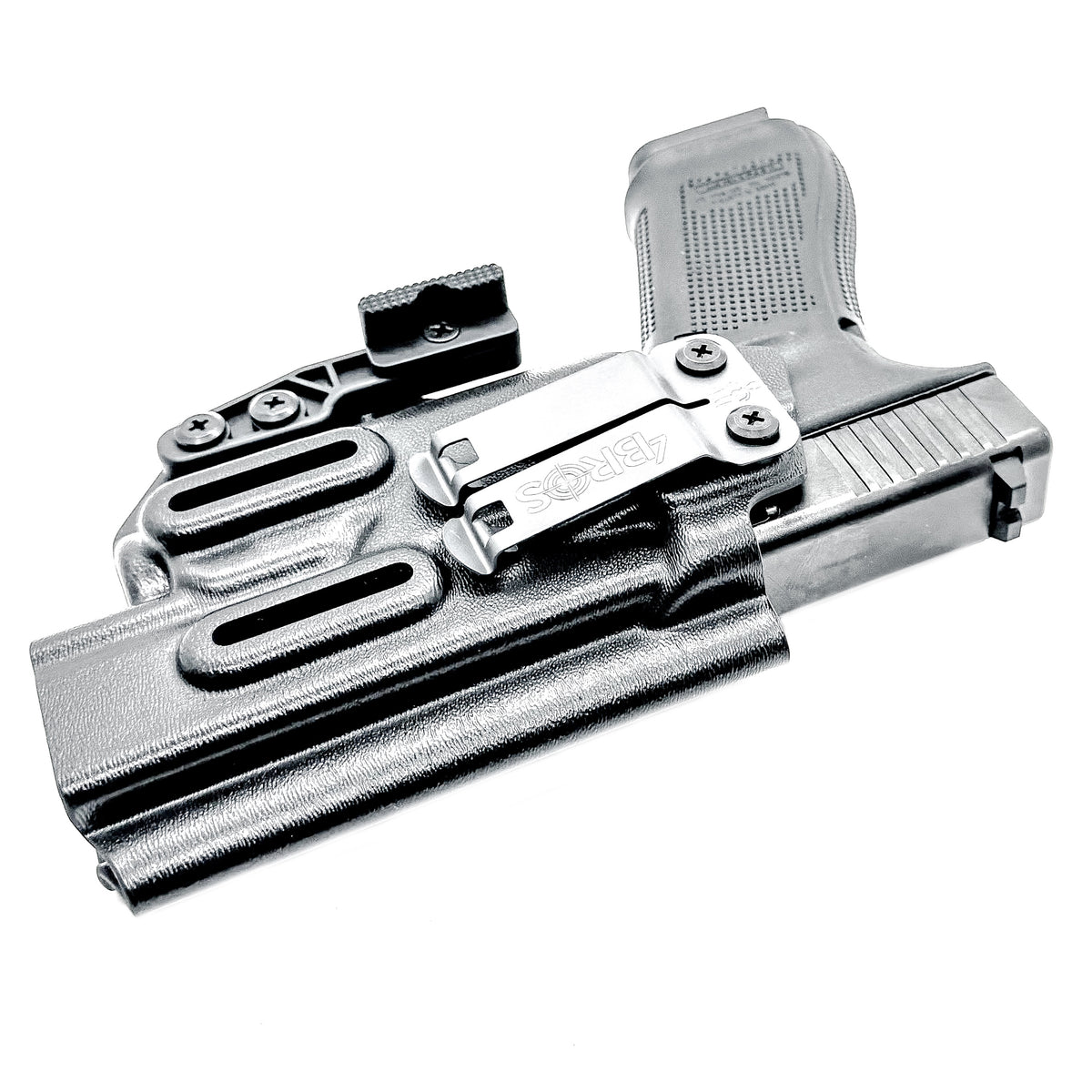 For the best Inside Waistband Kydex Holster for the Glock 17 and 47 & Streamlight TLR-8 A, shop Four Brothers Holsters. 4BROS IWB Holsters are made in the USA