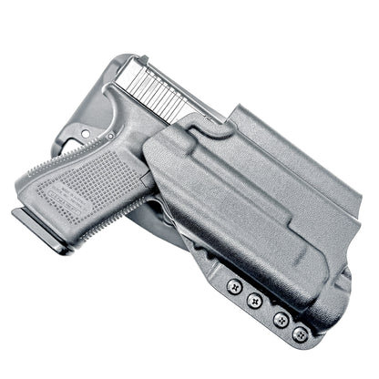 For the best, Outside Waistband OWB Glock 19, 19X, and 45 Gen 5 pistols & Streamlight TLR-1 HL Duty & Competition Kydex Holster, shop Four Brothers Holsters. 