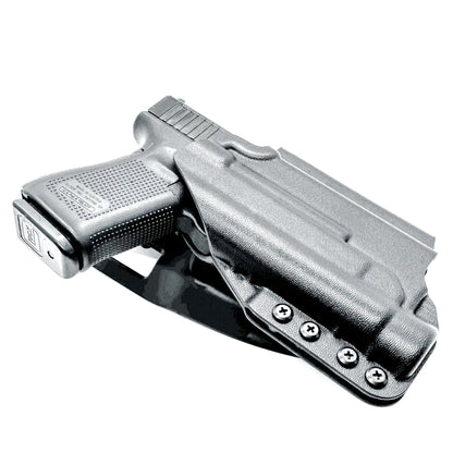 For the best, Outside Waistband OWB Glock 19, 19X, and 45 Gen 5 pistols & Streamlight TLR-1 HL Duty & Competition Kydex Holster, shop Four Brothers Holsters. 