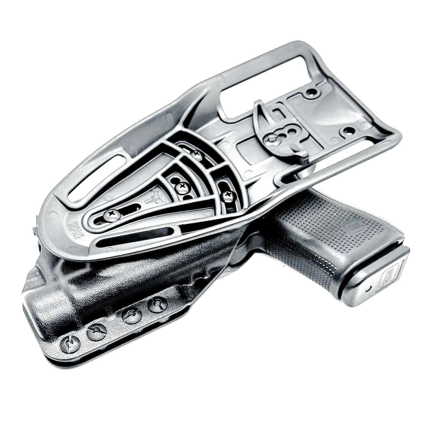 For the best, Outside Waistband OWB Glock 19, 19X, and 45 Gen 5 pistols & Streamlight TLR-1 HL Duty & Competition Kydex Holster, shop Four Brothers Holsters. 