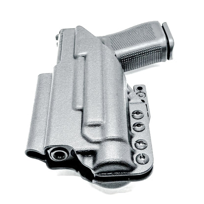 For the best IWB Kydex Inside Waistband for the Glock 19, 19X, and 45 Gen 5 pistols & Streamlight TLR-1 HL weapon-mounted light shop Four Brothers Holsters.