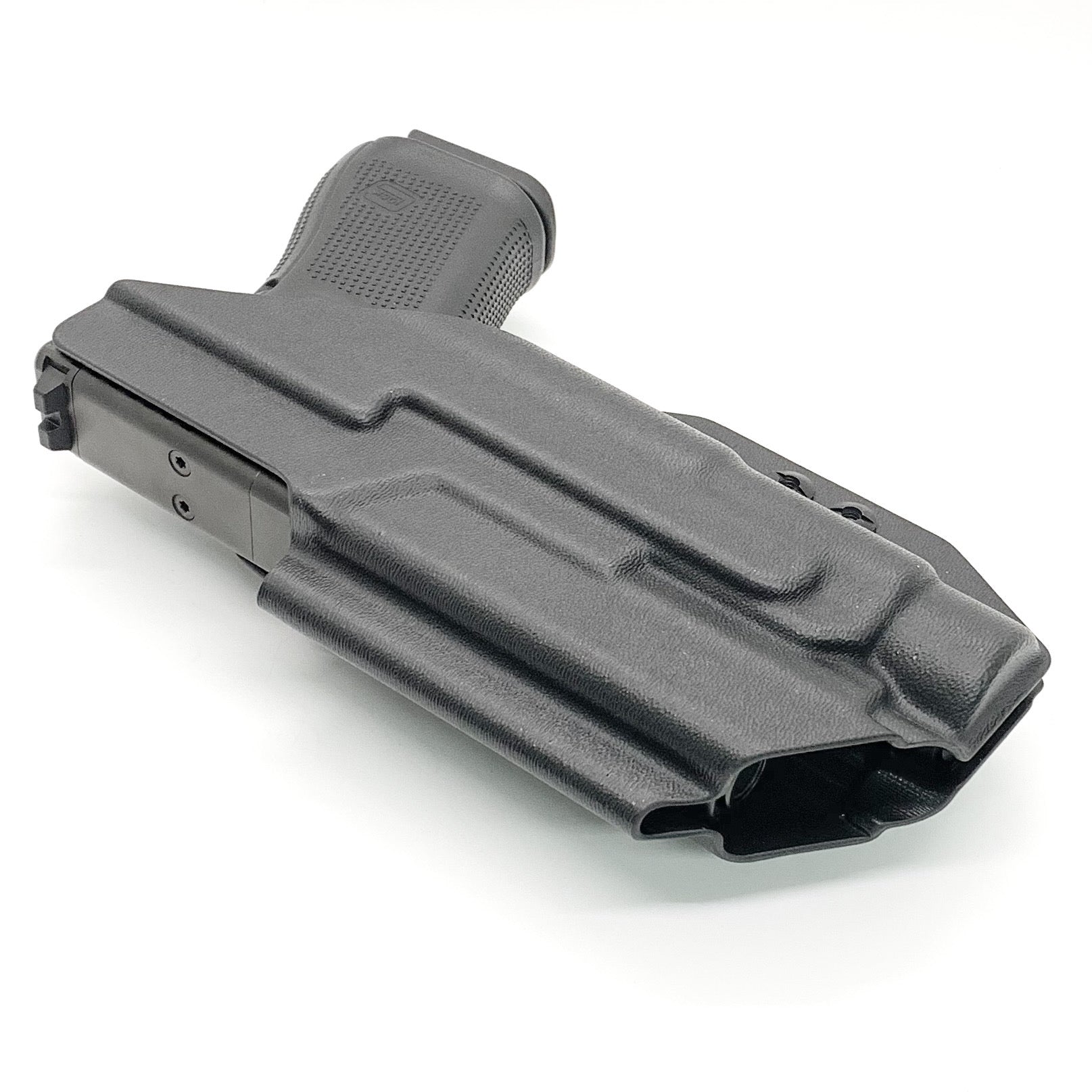For the best IWB Kydex Inside Waistband for the Glock 19, 19X, and 45 Gen 5 pistols & Streamlight TLR-1 HL weapon-mounted light shop Four Brothers Holsters. 