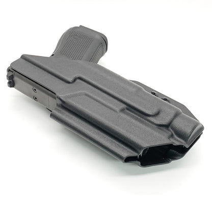 For the best IWB Kydex Inside Waistband for the Glock 19, 19X, and 45 Gen 5 pistols & Streamlight TLR-1 HL weapon-mounted light shop Four Brothers Holsters. 