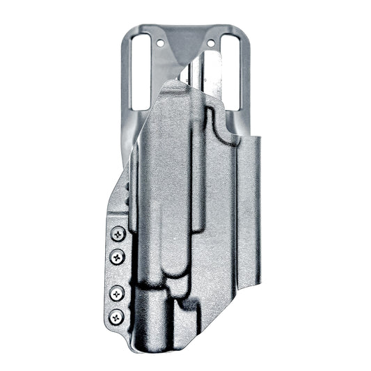 Duty & Competition Holster  for the Glock 19 or 45 with the Surefire X300.  Shown in black with a Duty Drop attachment.