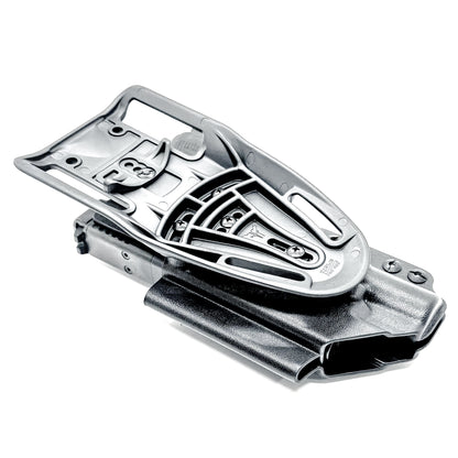 Duty & Competition Holster  for the Glock 19 or 45 with the Surefire X300.  Shown in black with a Duty Drop attachment.