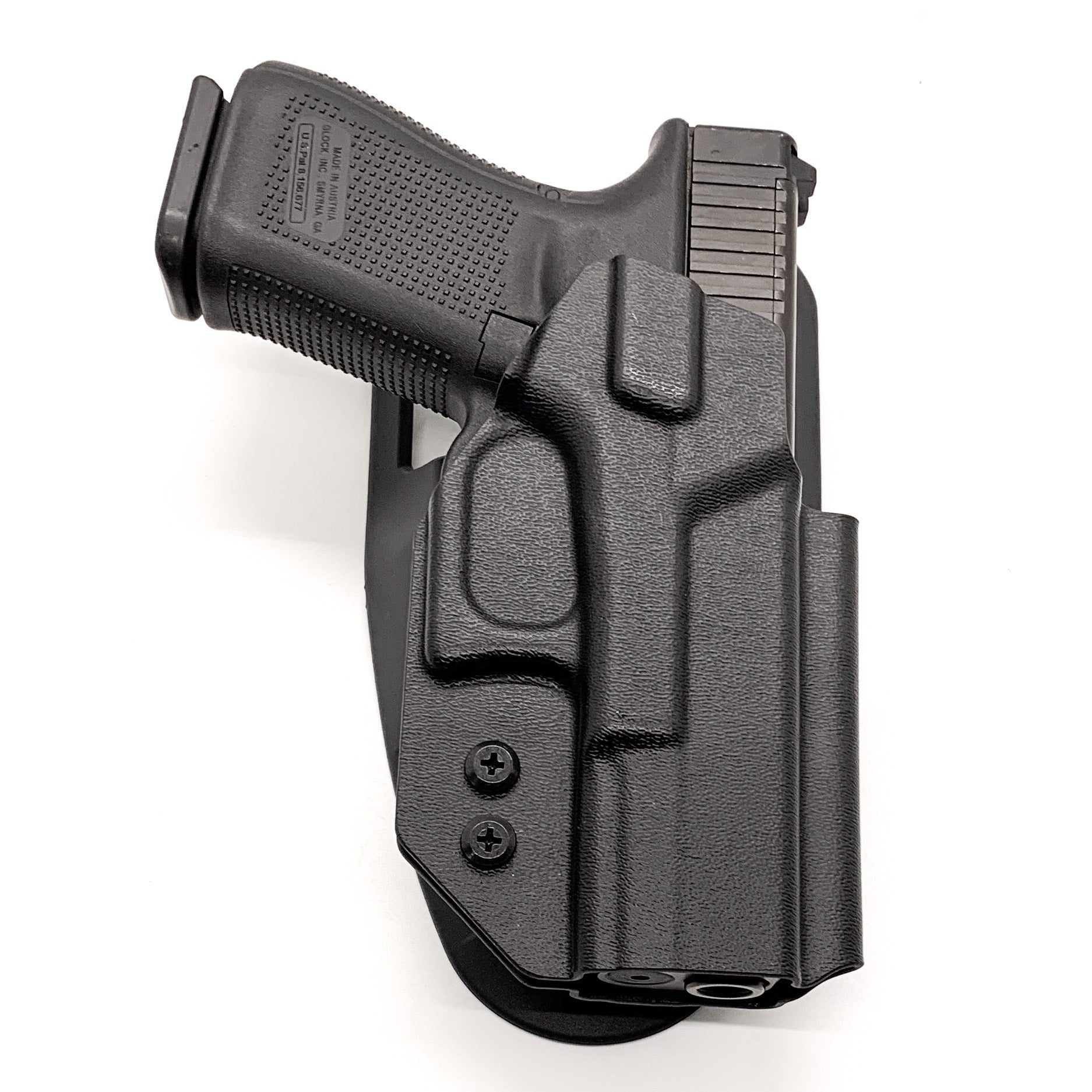 For the best, Outside Waistband OWB Glock 19 Generation 3, 4, or 5 or Gen 3 or 4 Glock 23 Duty & Competition Style Kydex Holster, shop Four Brothers Holsters. 