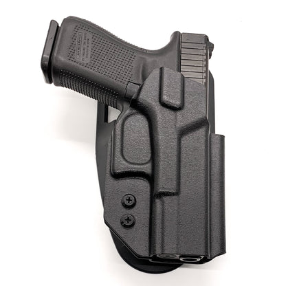 For the best, Outside Waistband OWB Glock 19 Generation 3, 4, or 5 or Gen 3 or 4 Glock 23 Duty & Competition Style Kydex Holster, shop Four Brothers Holsters. 