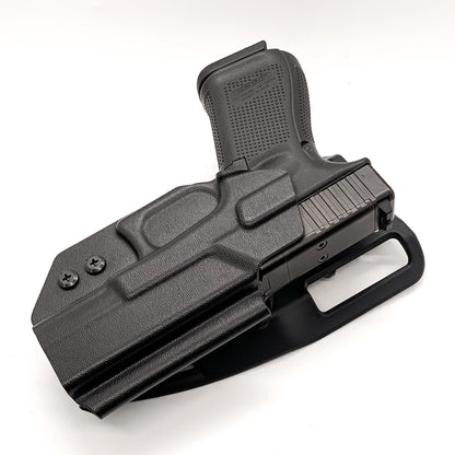 For the best, Outside Waistband OWB Glock 19 Generation 3, 4, or 5 or Gen 3 or 4 Glock 23 Duty & Competition Style Kydex Holster, shop Four Brothers Holsters. 