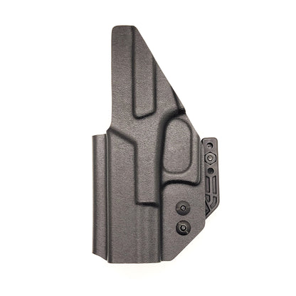 For the best Kydex Glock 19 IWB AIWB Inside Waistband Holster that is designed to fit the Glock 19, 23, 32, 19X, or 45 handguns, shop Four Brothers. Adjustable retention and cant. Confirmed to fit Generation 2, 3, 4, and 5 pistols. Proudly made in the USA by Veterans and Law Enforcement employees.