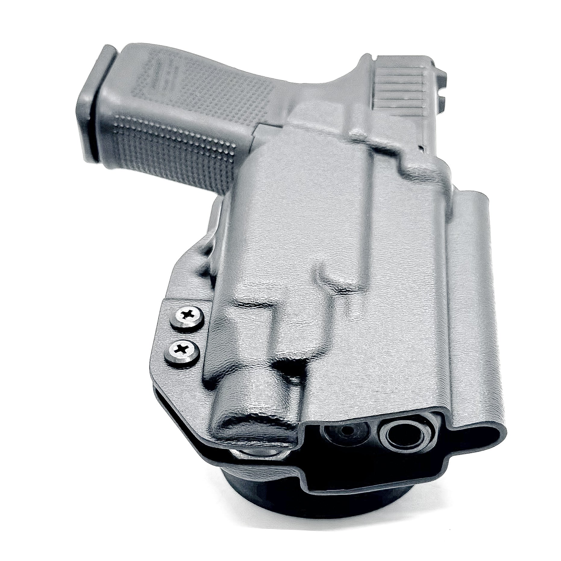 Glock 19 & TLR-7 HL-X Duty and Compatition holster in Black with Duty Drop