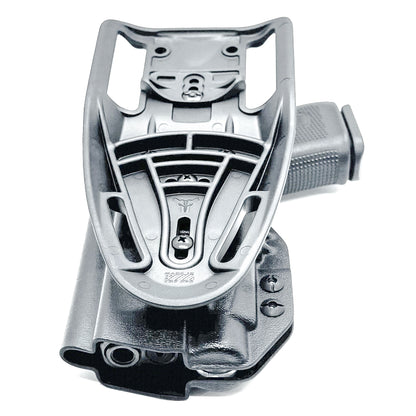 Glock 19 & TLR-7 HL-X Duty and Compatition holster in Black with Duty Drop