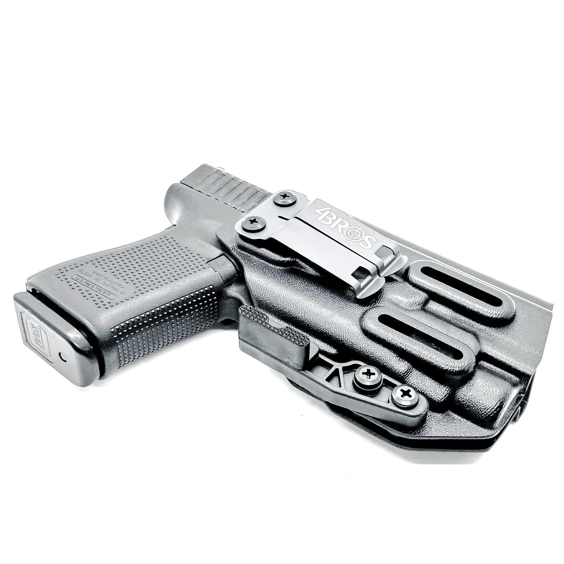 IWB Holster for the Glock 19 with Streamlight TLR-7 HL-X and DCC Monoblock and Modwing in black.