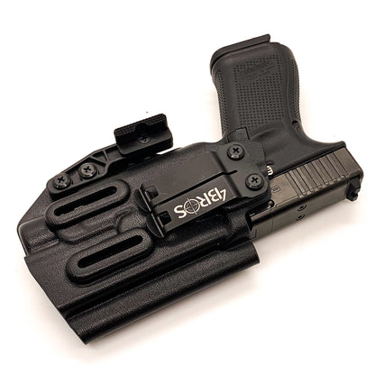 For the best IWB Kydex Inside Waistband Holster for the Glock 19 Gen 5 with the Streamlight TLR-7 HL-X, TLR-7 X, & TLR-7 A, shop Four Brothers 4BROS holsters.
