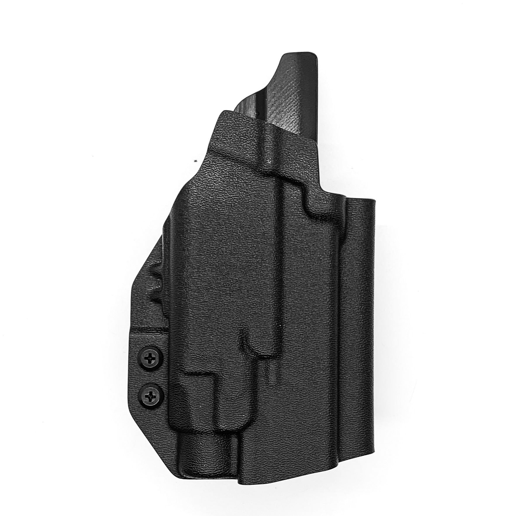 For the best Outside Waistband OWB Kydex holster designed to fit the Glock 19 Gen 5  with the Streamlight TLR-7 HL-X & TLR-7, shop Four Brothers 4BROS holsters