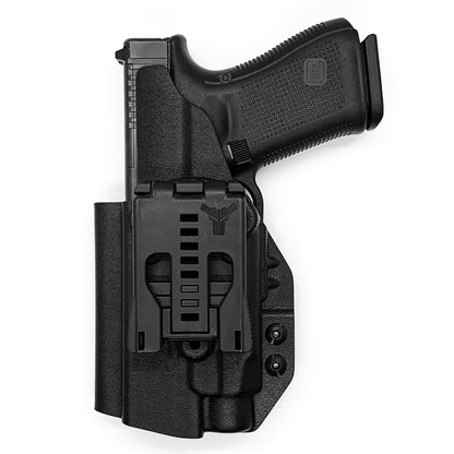 For the best Outside Waistband OWB Kydex holster designed to fit the Glock 19 Gen 5  with the Streamlight TLR-7 HL-X & TLR-7, shop Four Brothers 4BROS holsters