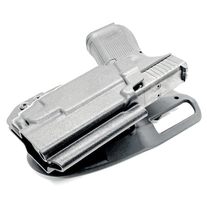 For the best Outside Waistband OWB light Duty & Competition Holster for the Glock 19 or 45 Gen 5 & Streamlight TLR-7 X & TLR-7 A, shop Four Brothers Holsters.