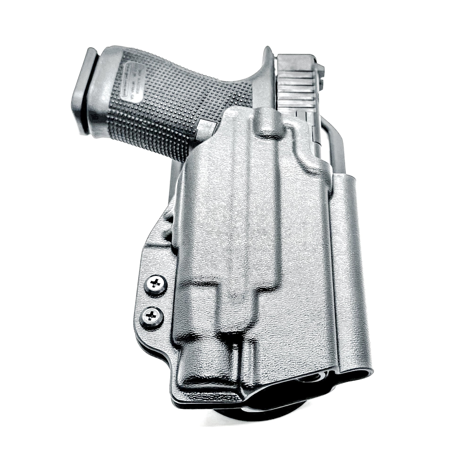 Glock 19 & TLR-7 HL-X Duty and Competition holster in Black with Duty Drop