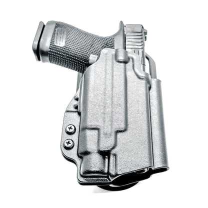 Glock 19 & TLR-7 HL-X Duty and Competition holster in Black with Duty Drop