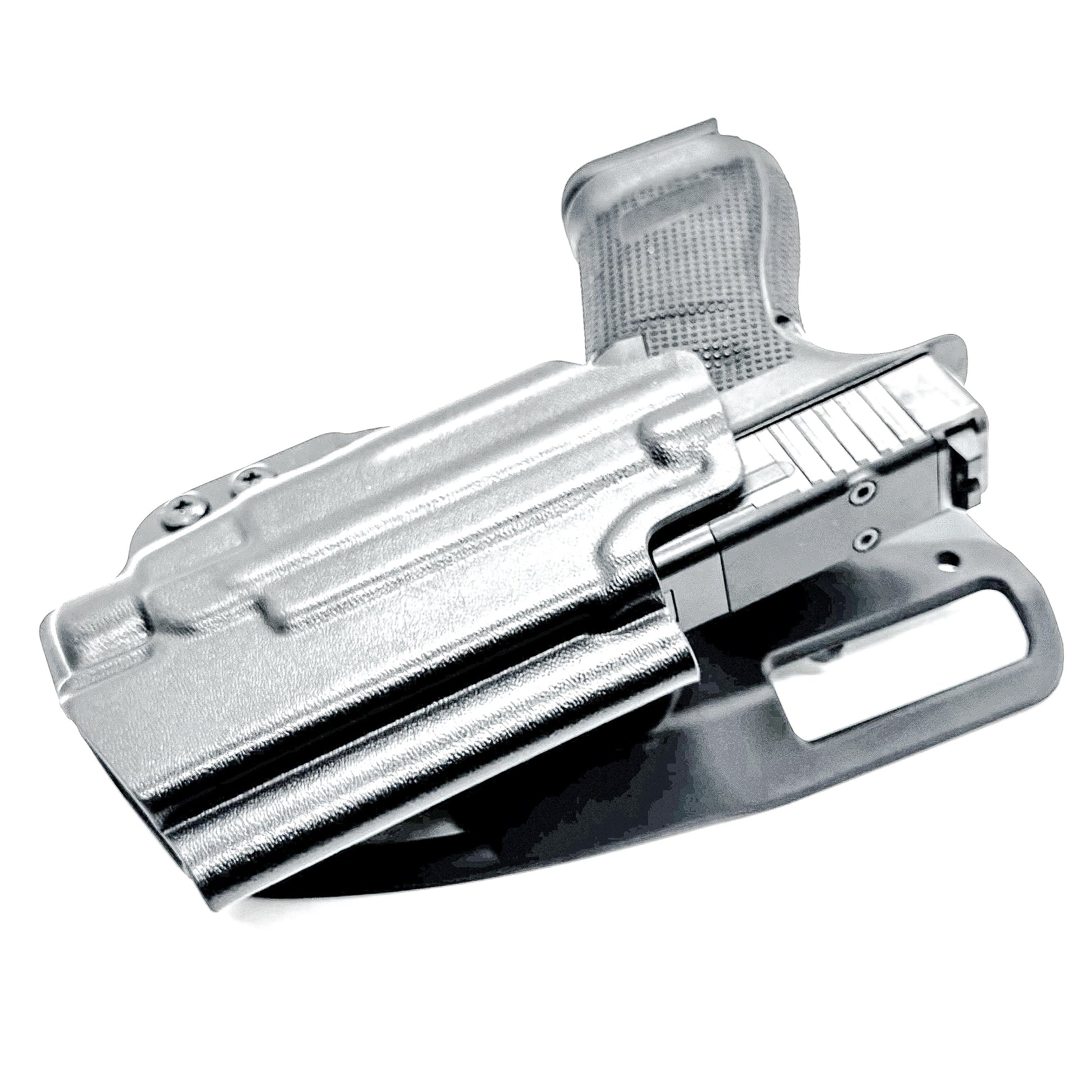 Glock 19 & TLR-7 HL-X Duty and Competition holster in Black with Duty Drop