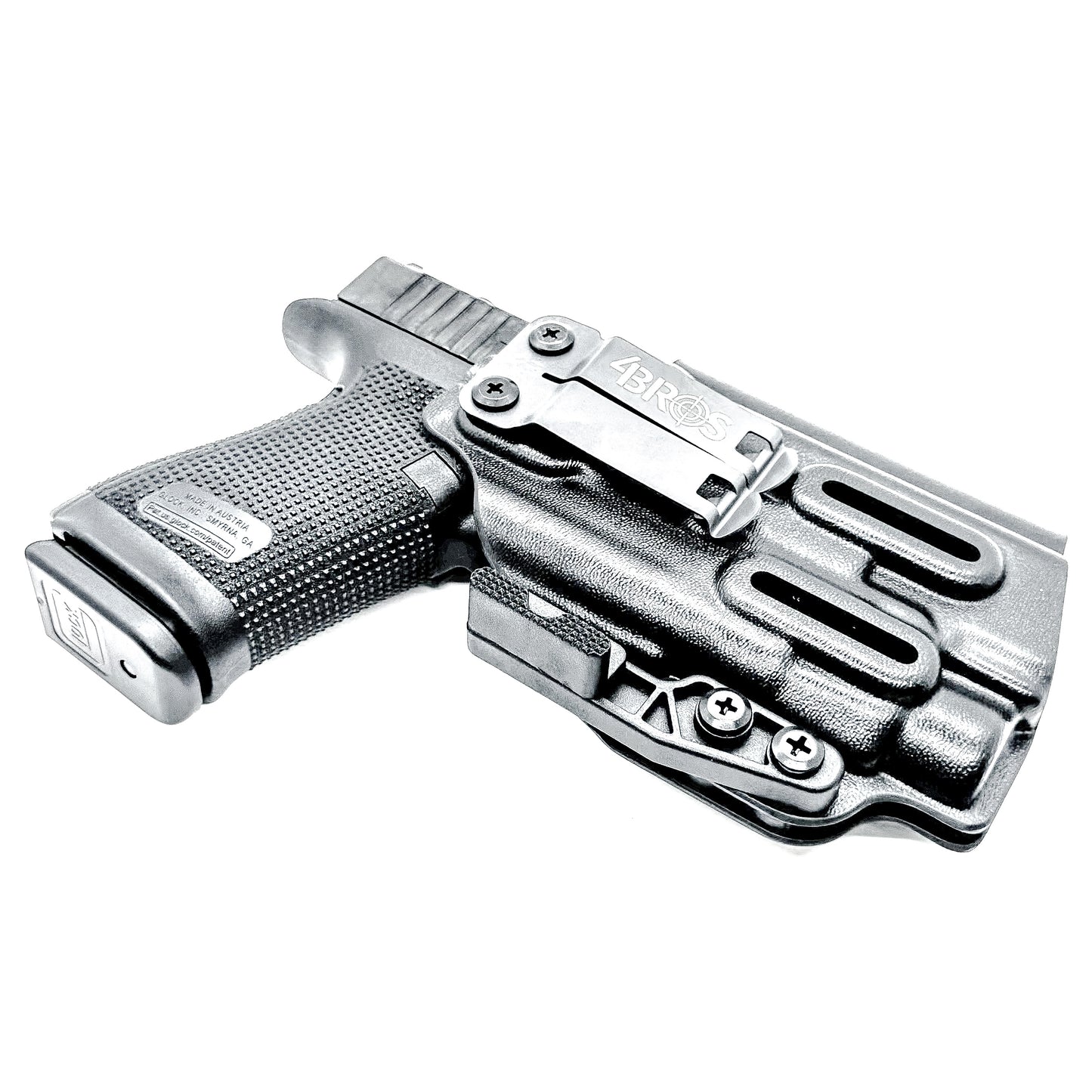 IWB Holster for the Glock 19 with Streamlight TLR-7 HL-X and DCC Monoblock and Modwing in black.