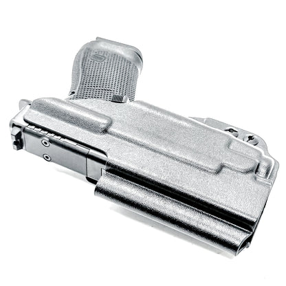 Black IWB Kydex Inside Waistband Holster for the Glock 19 Gen 5 or V, 19X, or 45 with a Streamlight TLR-7 X & TLR-7 A with DCC Monoblock and a modwing.