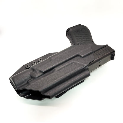 For the best Outside Waistband OWB for the Glock 19 Gen 5 with the Surefire X300U A or B X300U-A or X300U-B weapon-mounted light, shop Four Brothers Holsters.
