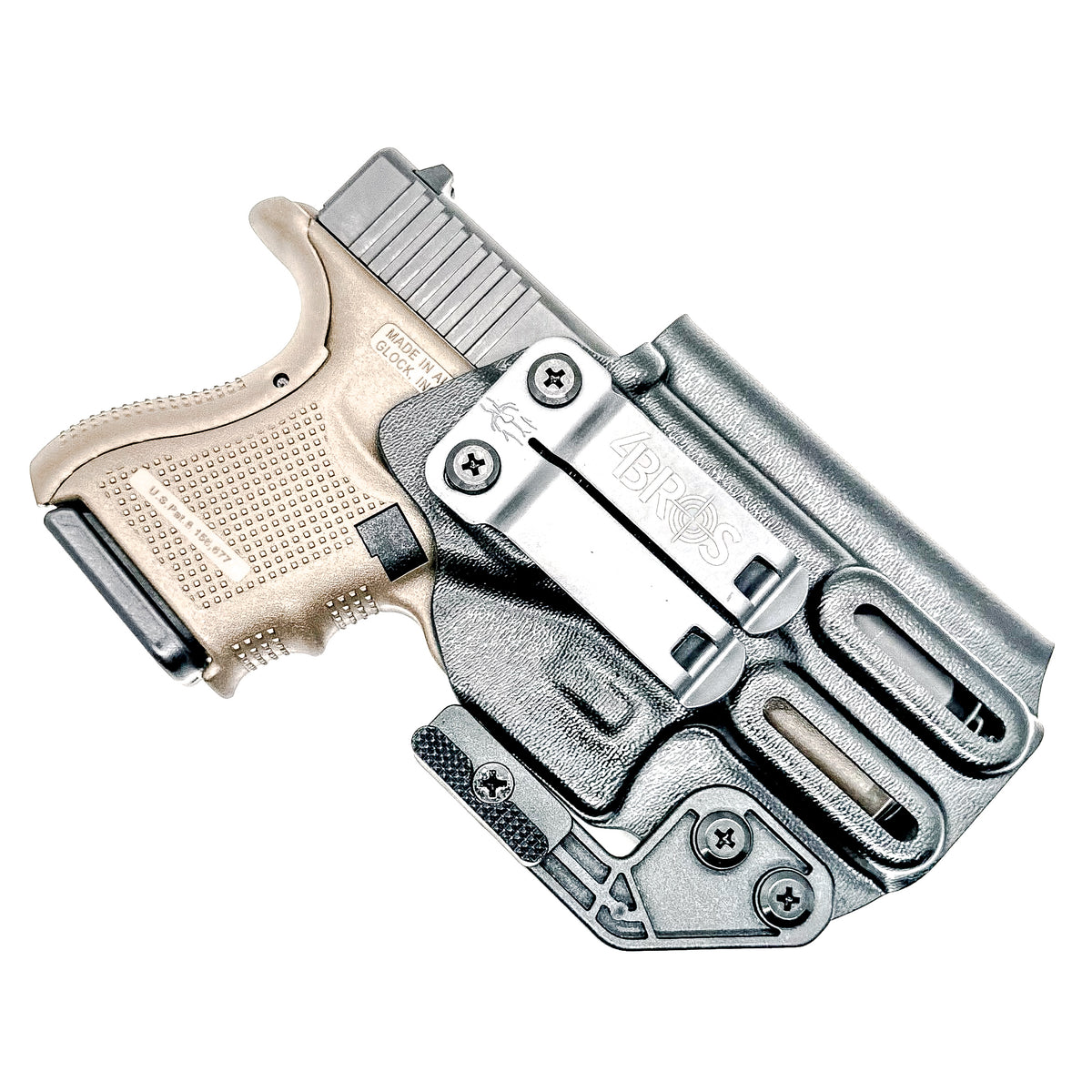 Glock 26 IWB Holster for Gen 3, 4, 5 & Gen V. Durable Kydex Inside Waistband holster with adjustable retention and cant for concealed carry.