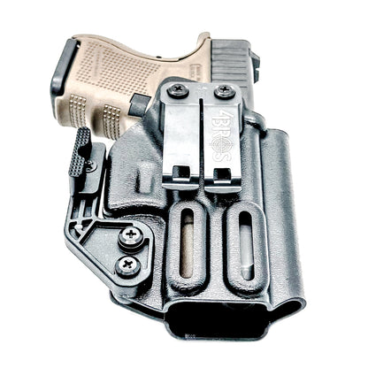 Glock 26 IWB Holster for Gen 3, 4, 5 & Gen V. Durable Kydex Inside Waistband holster with adjustable retention and cant for concealed carry.