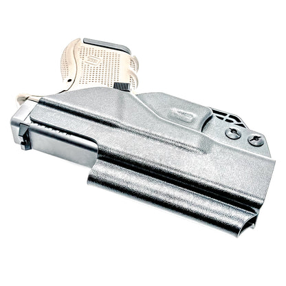 Glock 26 IWB Holster for Gen 3, 4, 5 & Gen V. Durable Kydex Inside Waistband holster with adjustable retention and cant for concealed carry.