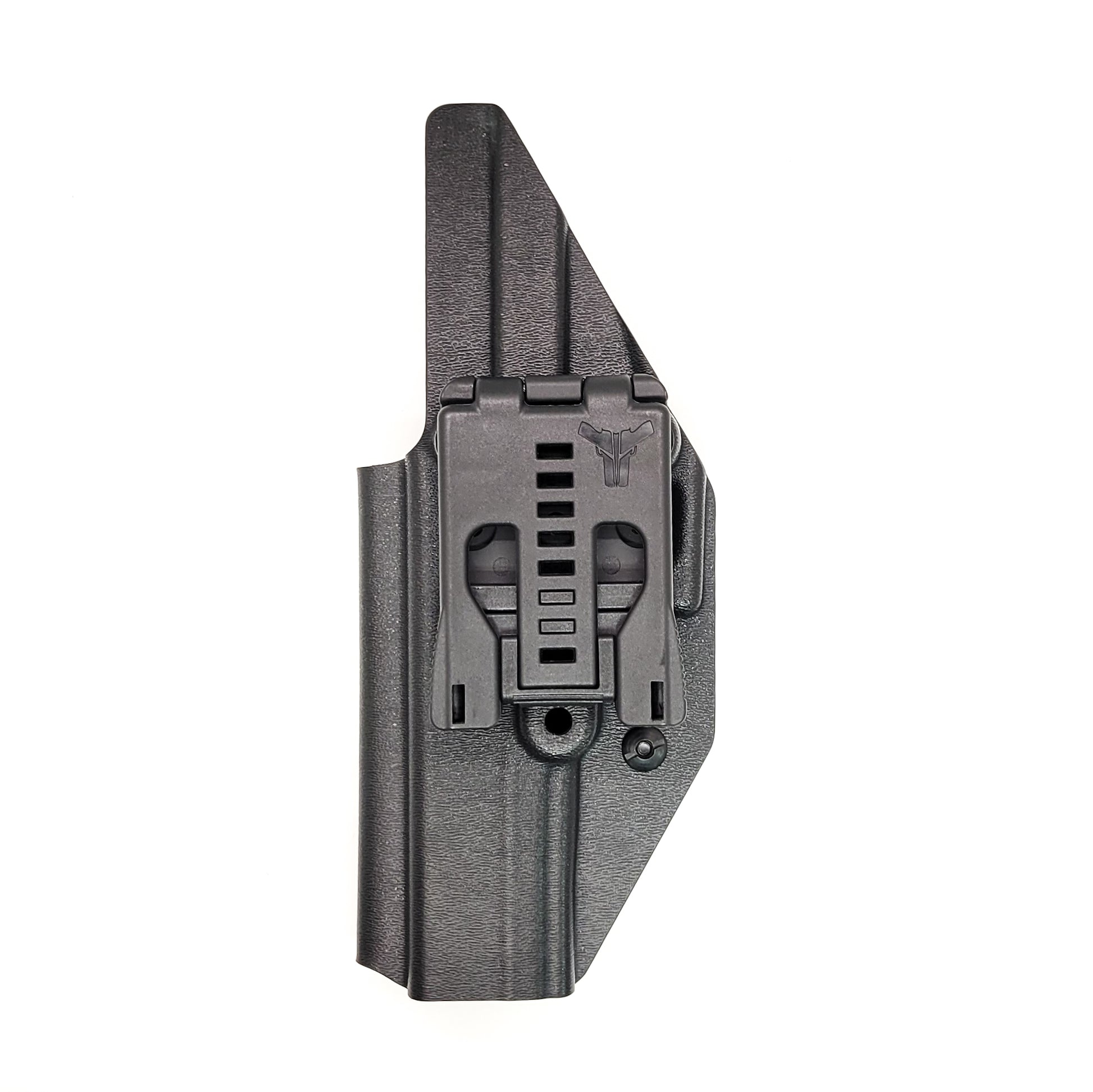 For the best outside waistband OWB holster for the Glock 34 Generation Gen 5, shop Four Brothers Holsters. Glock Gen 3 & 4 22, 17 MOS, Gen 3, 4 & 5 19, 23, 45 9mm Glock full size 9mm and 40 S&W frame pistols. The holster is cleared for a red dot sight. Adjustable Retention, molded with .080" Kydex, made in the USA.