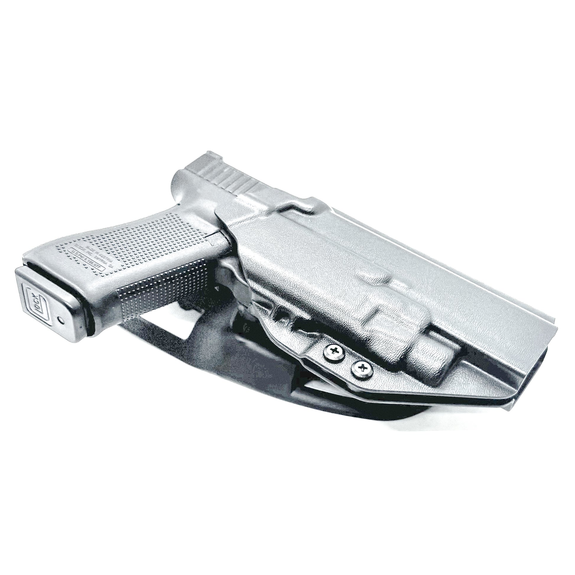 Glock 34 with TLR-7 X or TLR-7 HL-X Black Duty and Competition Holster with duty drop.