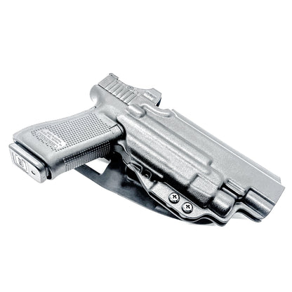 Glock 34 Gen 5 OWB holster for Streamlight TLR-7 HL-X, TLR-7 X & TLR-7 A. Outside Waistband light duty & competition carry with adjustable retention.