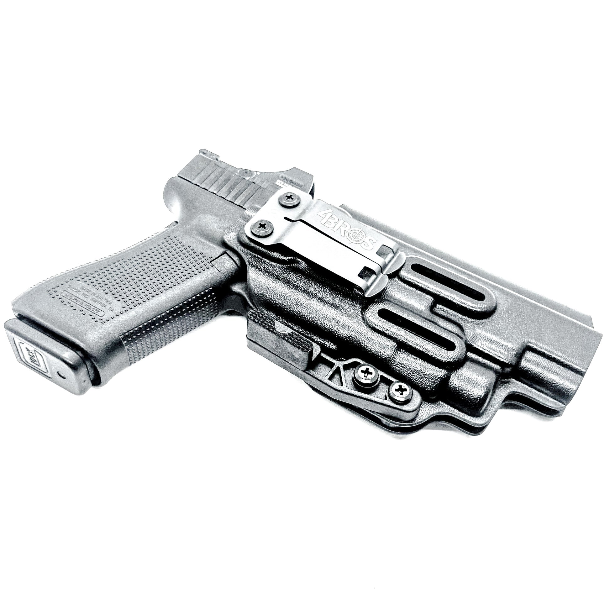Glock 34 Gen 5 IWB holster for Streamlight TLR-7 HL-X. Inside Waistband concealed carry holster with adjustable retention, cant, and ride height from Four Brothers Holsters.