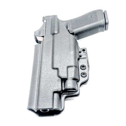 Glock 34 Gen 5 IWB holster for Streamlight TLR-7 HL-X. Inside Waistband concealed carry holster with adjustable retention, cant, and ride height from Four Brothers Holsters.