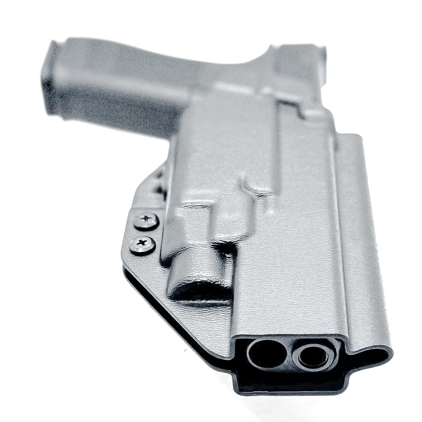 Glock 34 with TLR7 HL-X Outside Waistband Holster with 4BROS 1.5" Slide in black