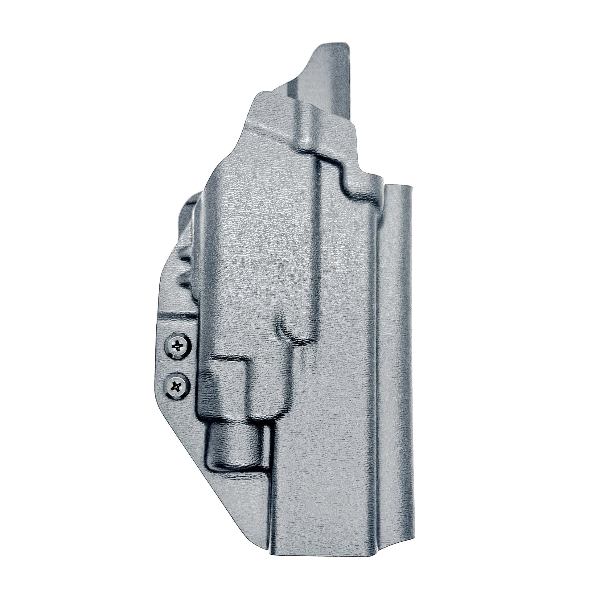 Glock 34 with TLR7 HL-X Outside Waistband Holster with 4BROS 1.5" Slide in black