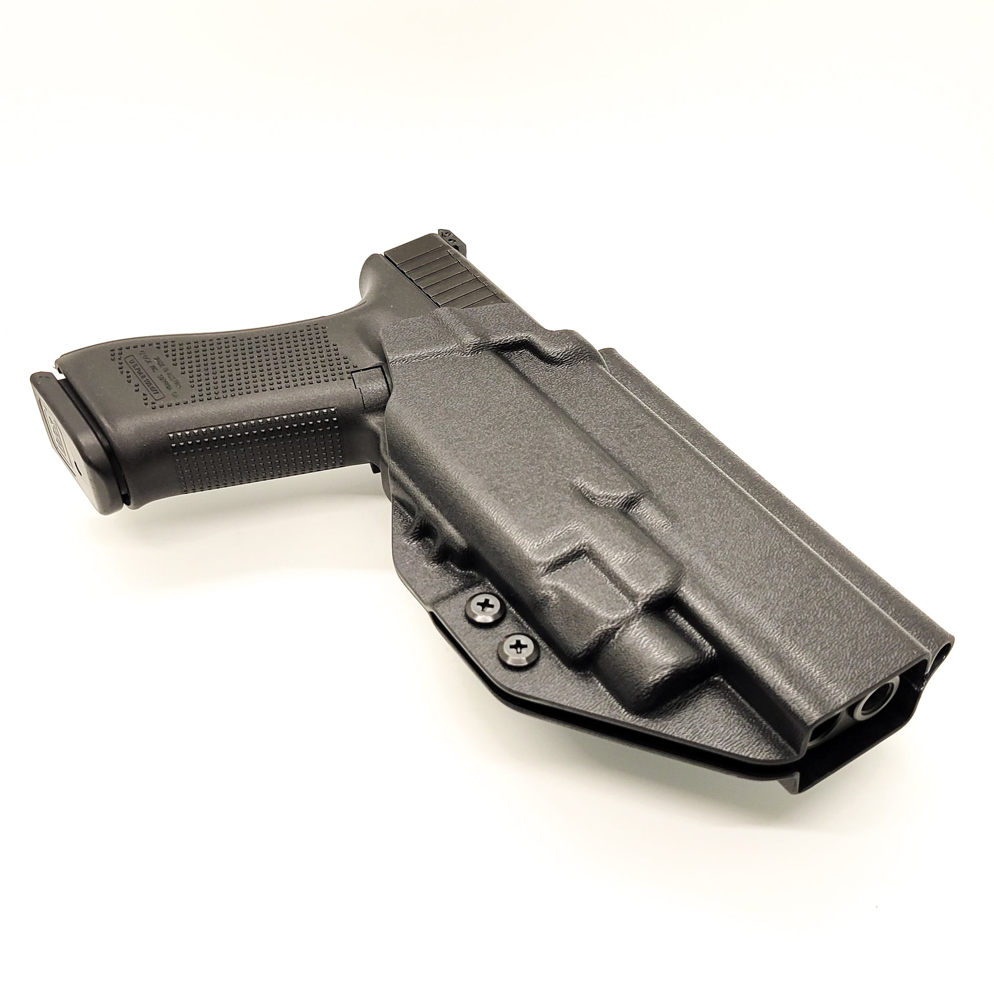 For the best Outside Waistband OWB Kydex holster designed to fit the Glock Gen 5 34 and 34 MOS & Streamlight TLR-7 X, & TLR-7 A, shop Four Brothers holsters