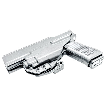 For the best Inside Waistband Kydex Holster for the Glock 34 & Streamlight TLR-8 A, shop Four Brothers Holsters. 4BROS IWB Holsters are made in the USA!