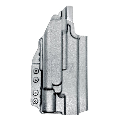 Outside Waistband holster for the Glock 34 and Surefire X300 in black with 4BROS 1.5" Belt Slide.