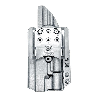 Outside Waistband holster for the Glock 34 and Surefire X300 in black with 4BROS 1.5" Belt Slide.