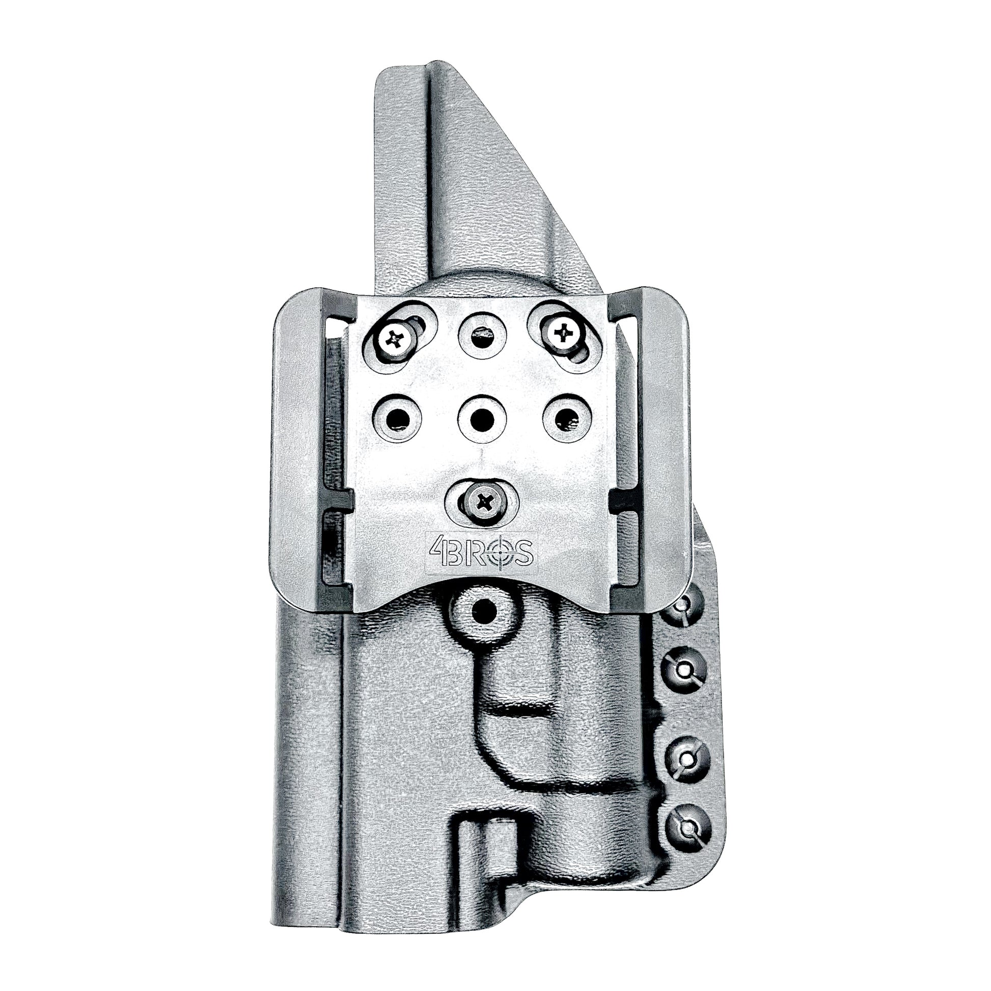Outside Waistband (OWB) holster for the Glock 34 & Streamlight TLR-1 HL  in black with 4Bros 1.5" Belt Slide.