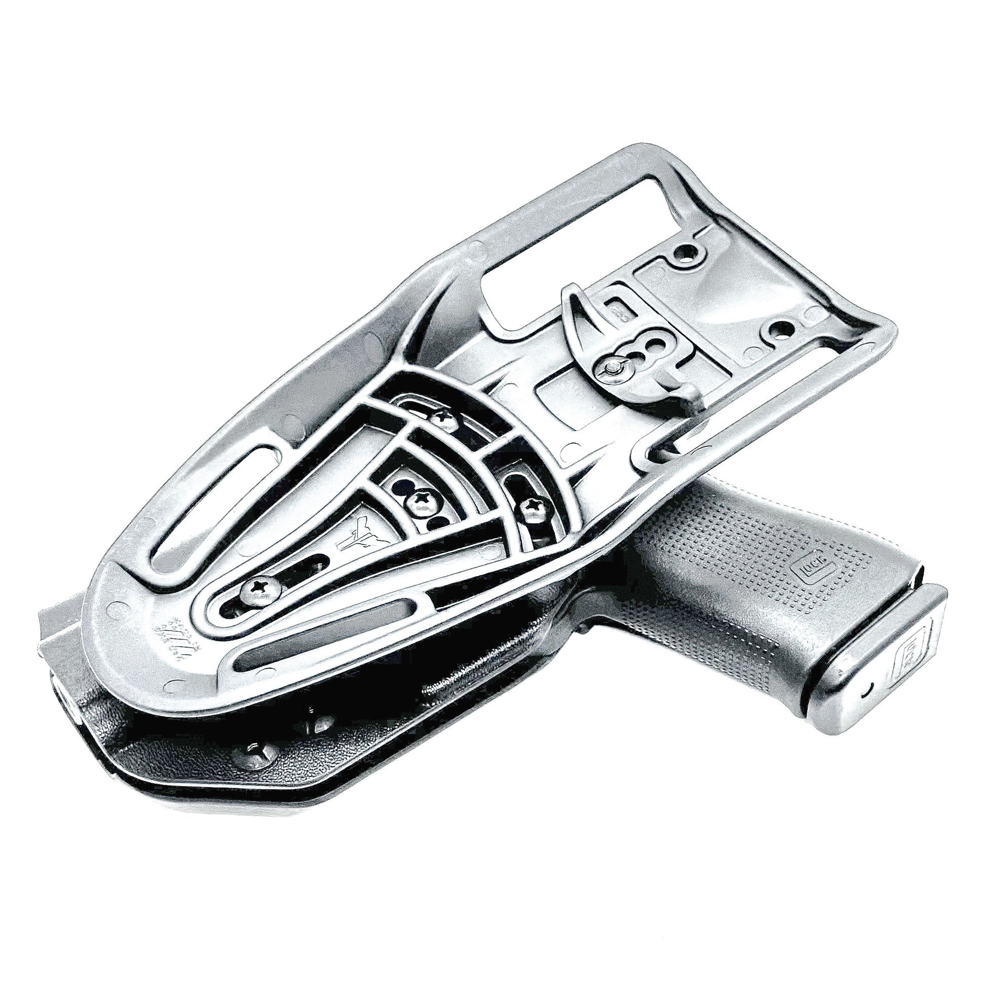 Glock 48 & 48 MOS Duty & Competition OWB Holster, Black with Duty Drop, Made in the USA