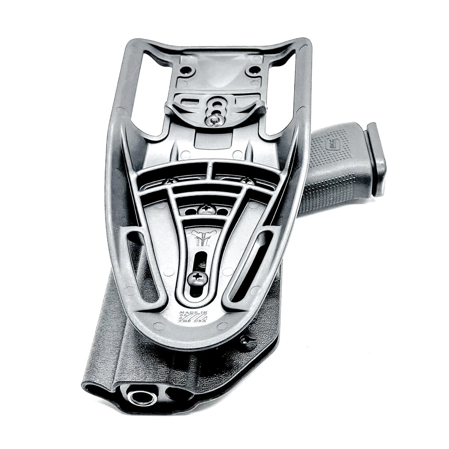 Glock 48 & 48 MOS Duty & Competition OWB Holster, Black with Duty Drop, Made in the USA