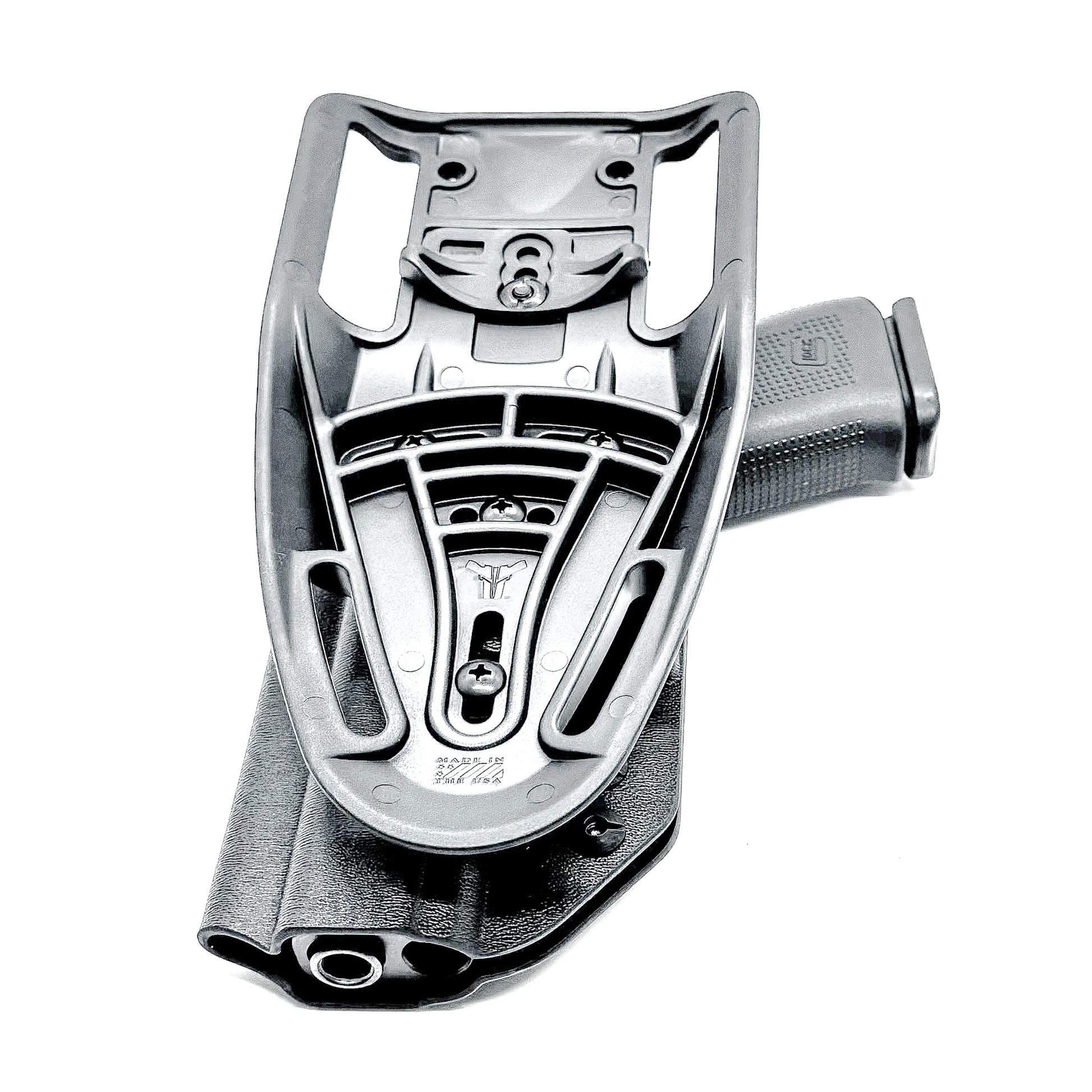 Glock 48 & 48 MOS Duty & Competition OWB Holster, Black with Duty Drop, Made in the USA