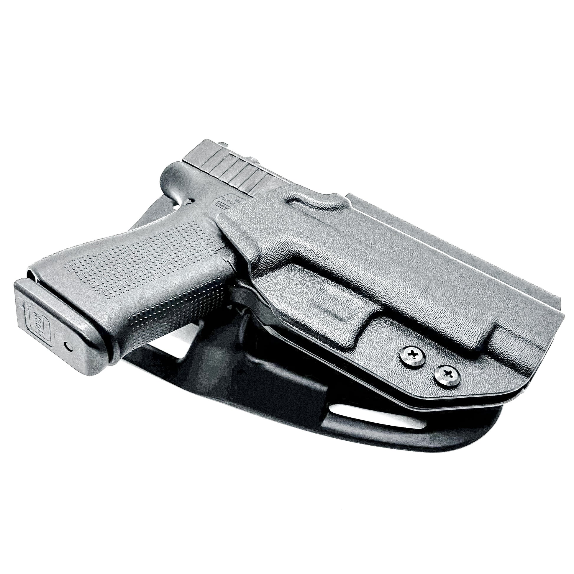 Glock 48 & 48 MOS Duty & Competition OWB Holster, Black with Duty Drop, Made in the USA