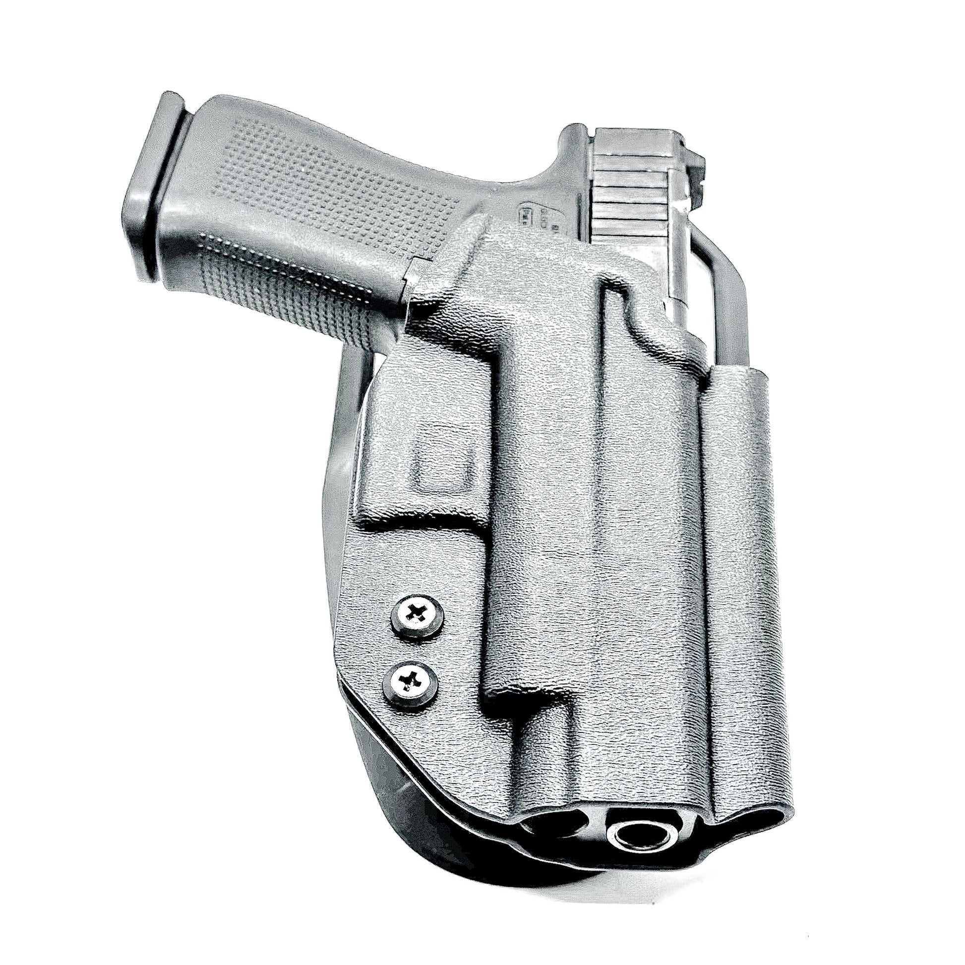 Glock 48 & 48 MOS Duty & Competition OWB Holster, Black with Duty Drop, Made in the USA